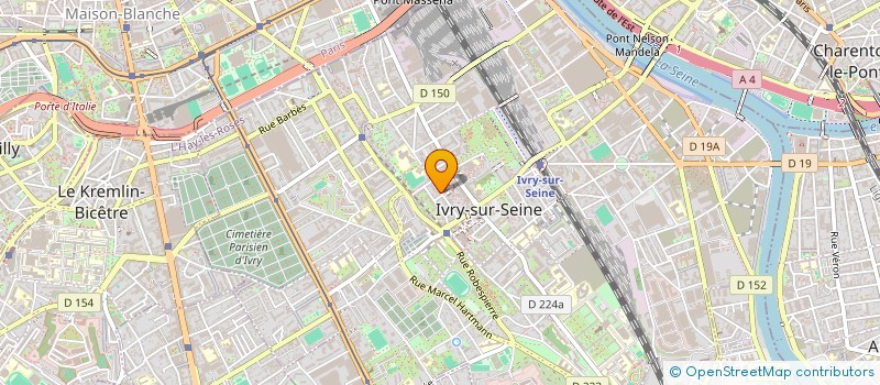 localisation de l'entreprise SCI KALFOUSSE à IVRY-SUR-SEINE