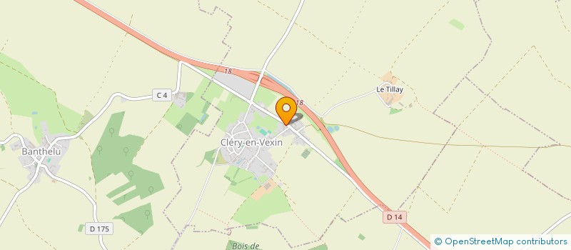 localisation de l'entreprise SCI KALI HABITAT  CLERY-EN-VEXIN