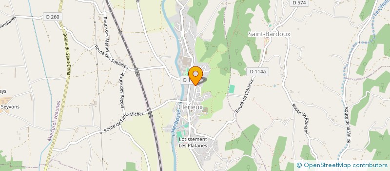 localisation de l'entreprise SCI KALI MERA  CLERIEUX