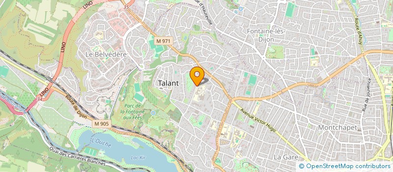 localisation de l'entreprise SCI KALICE  TALANT