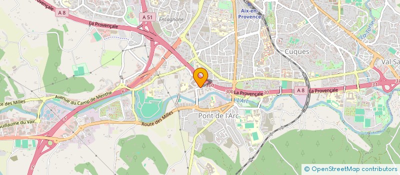 localisation de l'entreprise SCI KALIFORNIA à AIX-EN-PROVENCE