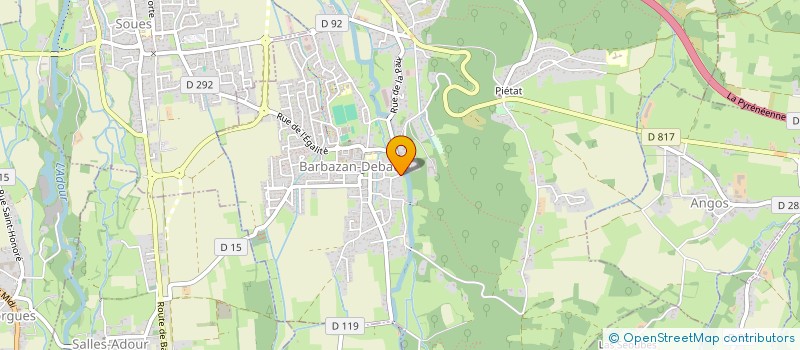 localisation de l'entreprise SCI KALIMARC  BARBAZAN-DEBAT