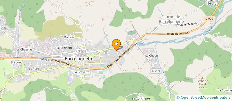 localisation de l'entreprise SCI KALIMERA à BARCELONNETTE
