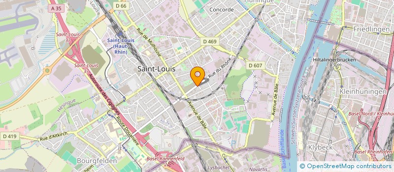 localisation de l'entreprise SCI KALINA  SAINT-LOUIS