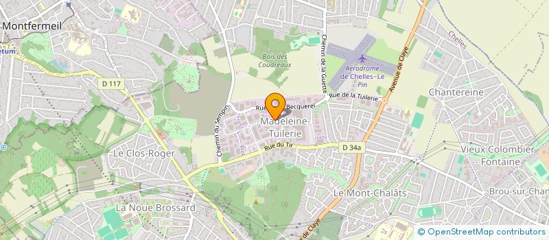 localisation de l'entreprise SCI KALINA  CHELLES