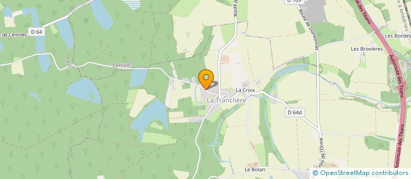 localisation de l'entreprise SCI KALINDAO  LA TRANCLIERE