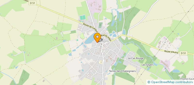 localisation de l'entreprise SCI KALINE à COULLONS