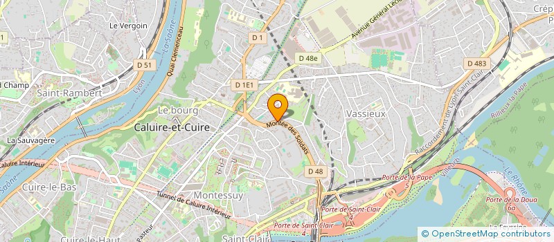 localisation de l'entreprise SCI KALINI  CALUIRE-ET-CUIRE