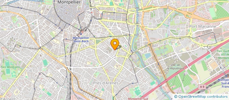 localisation de l'entreprise SCI KALIPHORA à MONTPELLIER