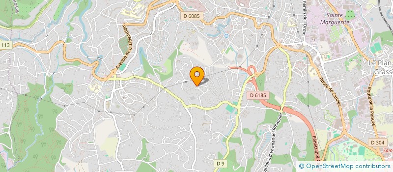 localisation de l'entreprise SCI KALISTA à GRASSE