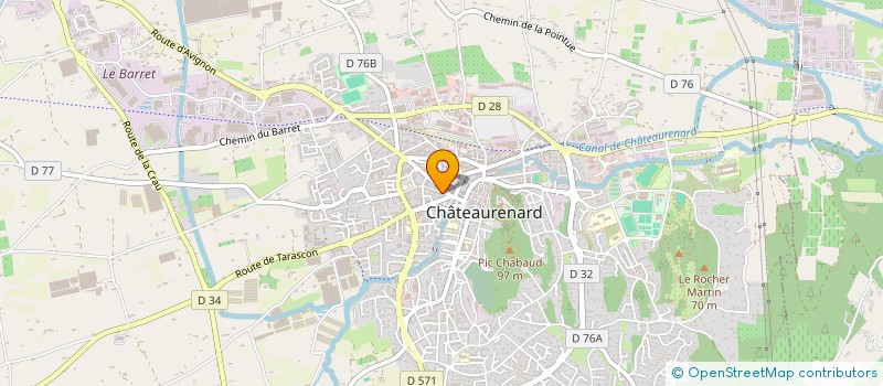 localisation de l'entreprise SCI KALISTE à CHATEAURENARD