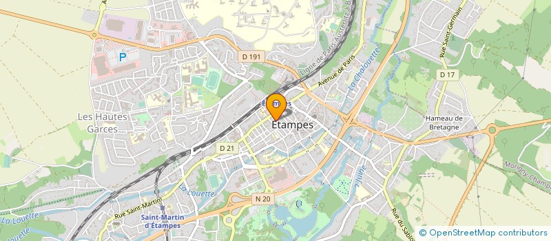 localisation de l'entreprise SCI KALISTE  ETAMPES