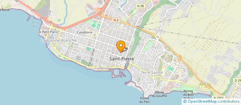 localisation de l'entreprise SCI KALISTE à SAINT-PIERRE