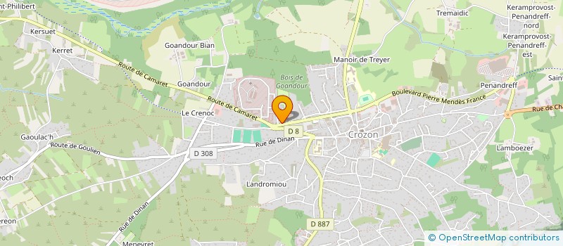 localisation de l'entreprise SCI KALKAN  CROZON