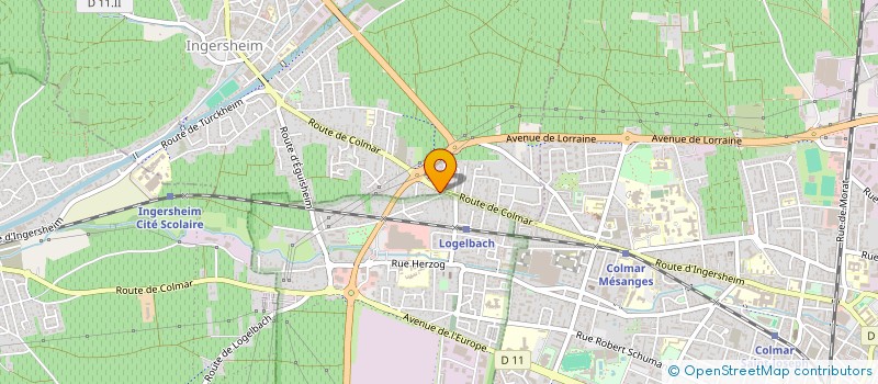 localisation de l'entreprise SCI KALKAN  INGERSHEIM