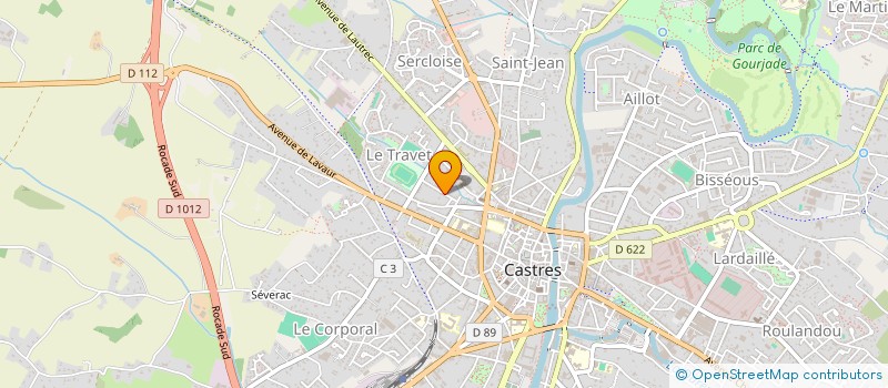 localisation de l'entreprise SCI KALLATIS  CASTRES