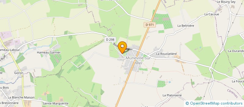 localisation de l'entreprise SCI KALLIA  MUNEVILLE-SUR-MER