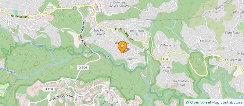 localisation de l'entreprise SCI KALLIPYGE  BIOT