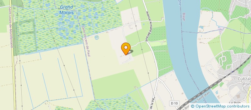 localisation de l'entreprise SCI KALLISTE 33  SAINT-VINCENT-DE-PAUL