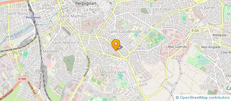 localisation de l'entreprise SCI KALLISTE  PERPIGNAN