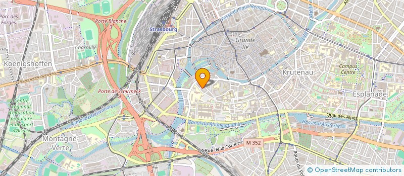 localisation de l'entreprise SCI KALLISTE  STRASBOURG