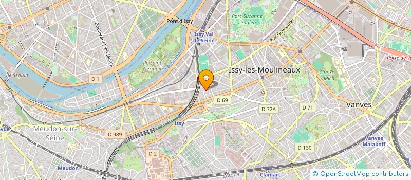 localisation de l'entreprise SCI KALLISTE à ISSY-LES-MOULINEAUX
