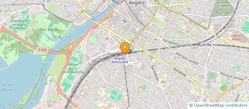 localisation de l'entreprise SCI KALLY à ANGERS