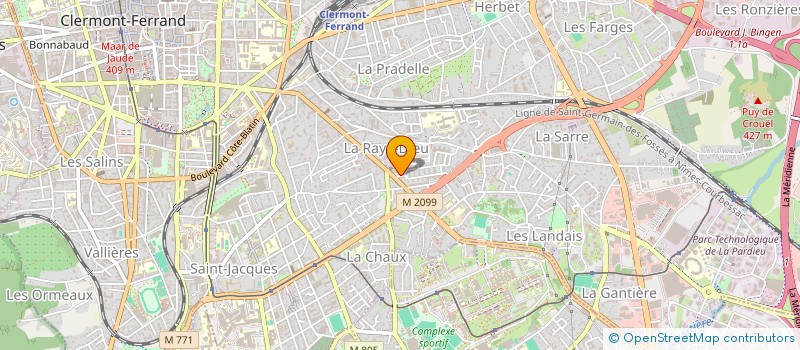 localisation de l'entreprise SCI KALMANN  CLERMONT-FERRAND