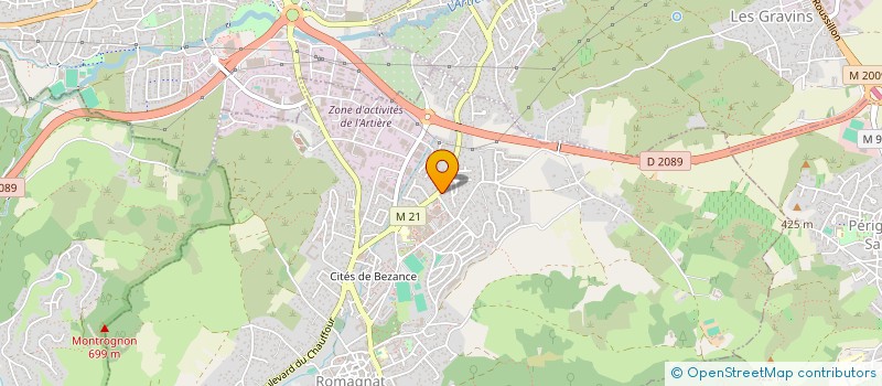 localisation de l'entreprise SCI KALMANN SACCOMANI  ROMAGNAT