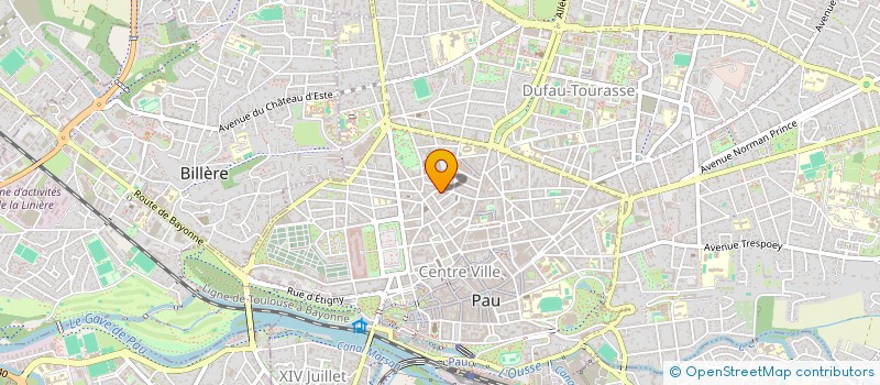 localisation de l'entreprise SCI KALO à PAU