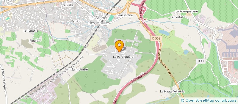 localisation de l'entreprise SCI KALOO  LE CANNET-DES-MAURES