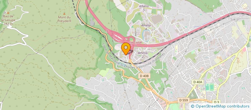 localisation de l'entreprise SCI KALOS  LA CIOTAT