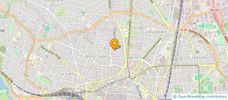 localisation de l'entreprise SCI KALOS à DIJON