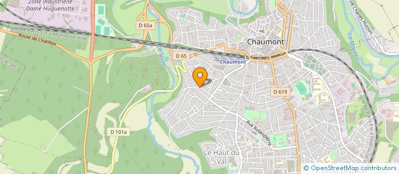localisation de l'entreprise SCI KALOS IMMOBILIER à CHAUMONT