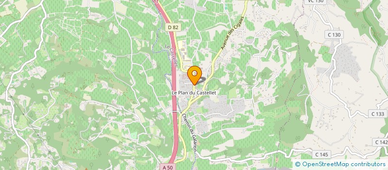 localisation de l'entreprise SCI KALOUN  LE CASTELLET