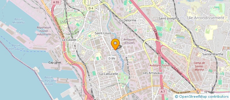 localisation de l'entreprise SCI KALS à MARSEILLE