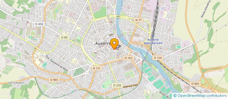 localisation de l'entreprise SCI KALU à AUXERRE