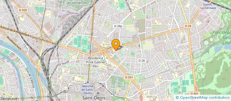 localisation de l'entreprise SCI KALYANY  SAINT-DENIS