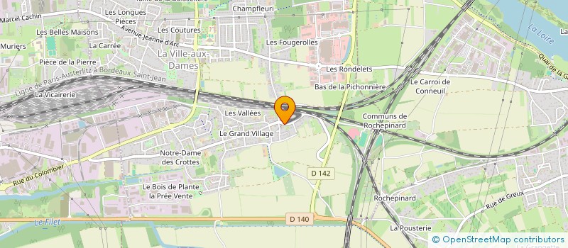 localisation de l'entreprise SCI KAM  LA VILLE-AUX-DAMES