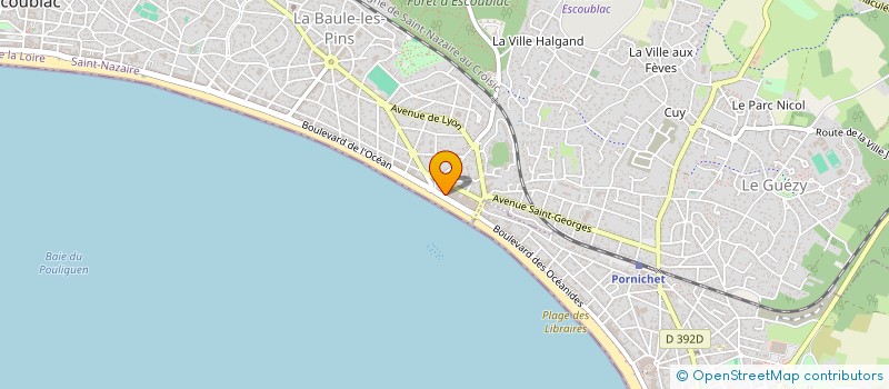 localisation de l'entreprise SCI KAMA à LA BAULE-ESCOUBLAC