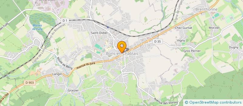 localisation de l'entreprise SCI KAMA  BONS-EN-CHABLAIS