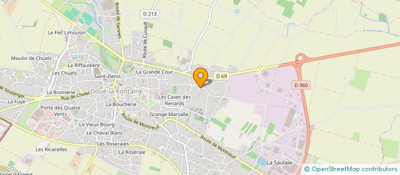 localisation de l'entreprise SCI KAMALE  DOUE-EN-ANJOU