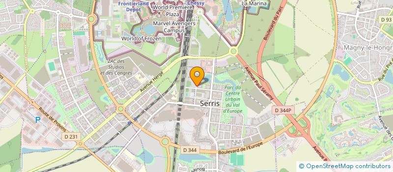 localisation de l'entreprise SCI KAMARA  SERRIS