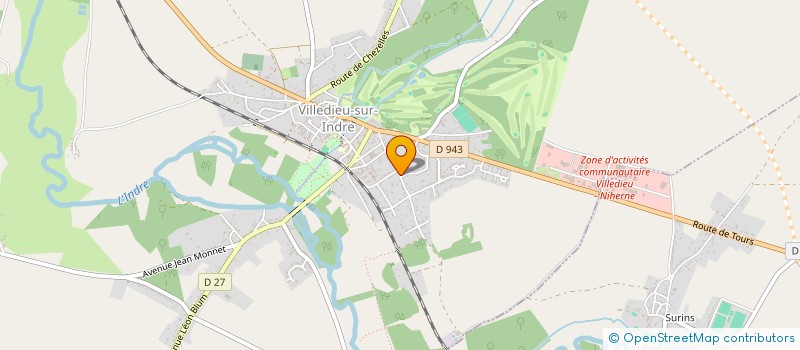 localisation de l'entreprise SCI KAMAVICA à VILLEDIEU-SUR-INDRE