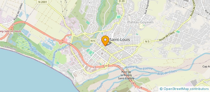 localisation de l'entreprise SCI KAMBOLI  SAINT-LOUIS