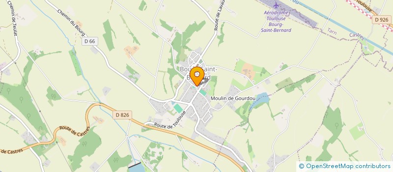 localisation de l'entreprise SCI KAMECORP  BOURG-SAINT-BERNARD