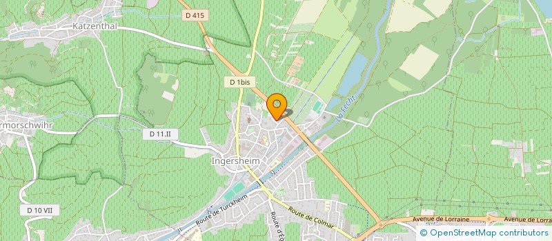 localisation de l'entreprise SCI KAMEHOUSE  INGERSHEIM