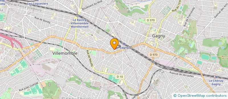 localisation de l'entreprise SCI KAMELIA  VILLEMOMBLE