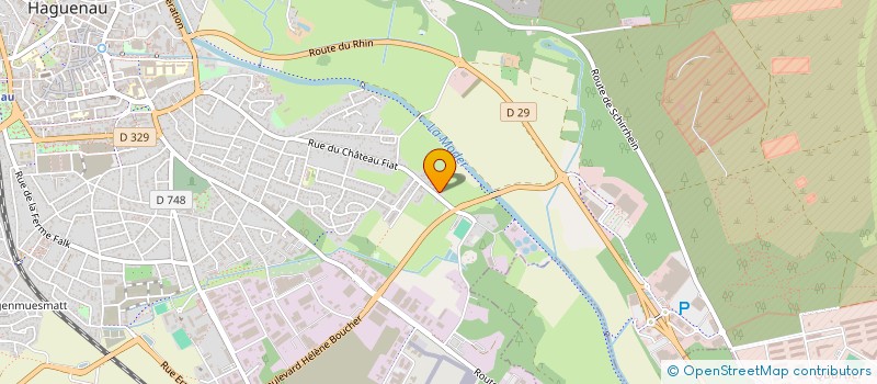 localisation de l'entreprise SCI KAMELOT  HAGUENAU