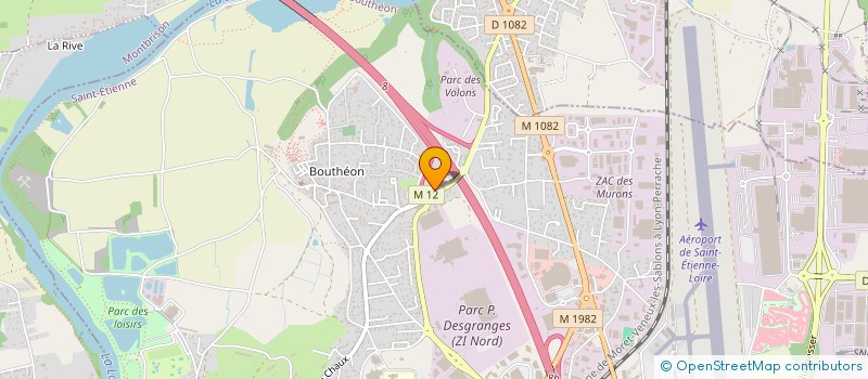 localisation de l'entreprise SCI KAMELYA  ANDREZIEUX-BOUTHEON